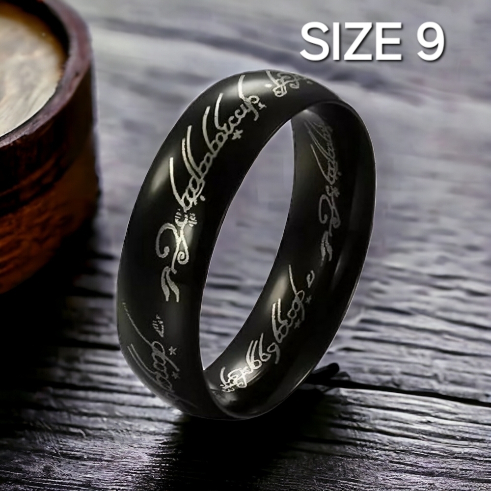Lord Of The Rings Unisex The One Ring Black